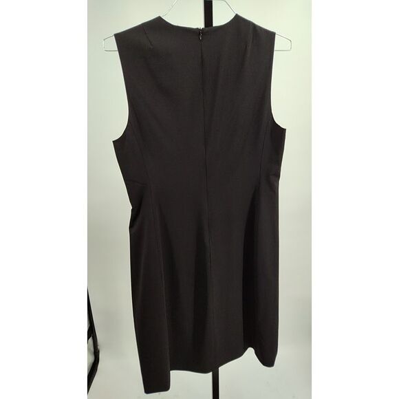 Quince Women Italian Wool Sleeveless Dress Black 12 - Picture 3 of 3